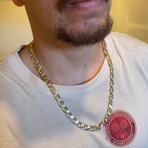 18k solid yellow mariner 102 gr. 9mm 24”